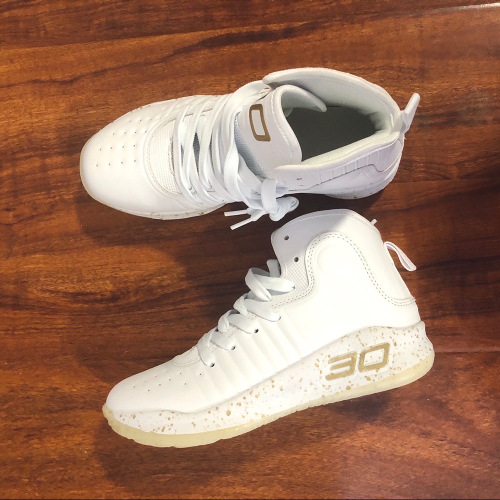 Brand New White high-top shoes
